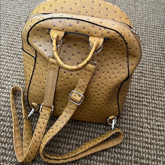 Stylish Tan Backpack - Picture 3 of 4